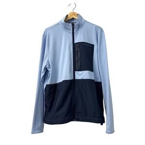 Southern Tide Full Zip Jacket Men’s Medium Golf Activewear Stretch To Trail Blue